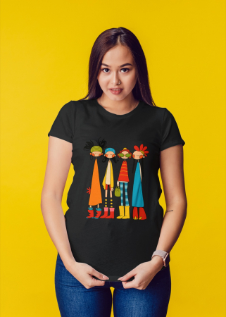 Colectia Flower Power - Tricou personalizat premium 100% bumbac