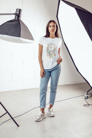 Colectia Flower Power - Tricou personalizat premium 100% bumbac