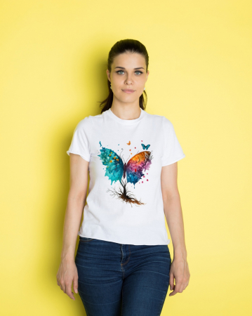 Colectia Flower Power - Tricou personalizat premium 100% bumbac