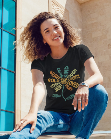 Colectia Flower Power - Tricou personalizat premium 100% bumbac