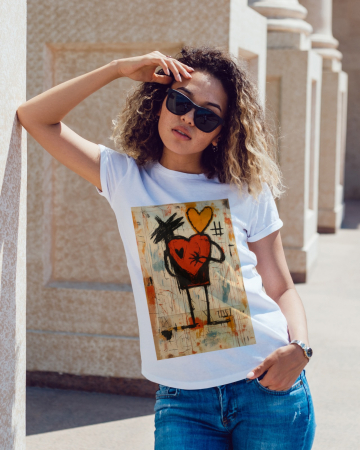 Colectia Flower Power - Tricou personalizat premium 100% bumbac