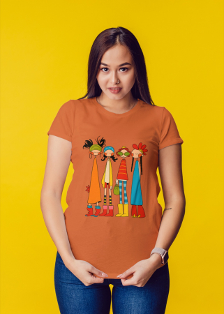 Colectia Flower Power - Tricou personalizat premium 100% bumbac