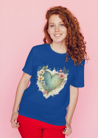 Colectia Flower Power - Tricou personalizat premium 100% bumbac