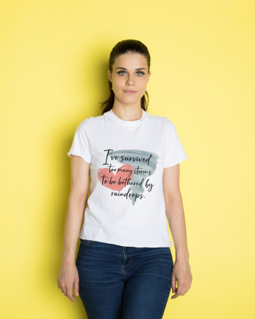 Colectia Flower Power - Tricou personalizat premium 100% bumbac