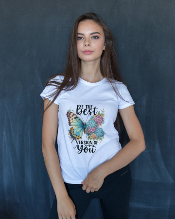 Colectia Flower Power - Tricou personalizat premium 100% bumbac