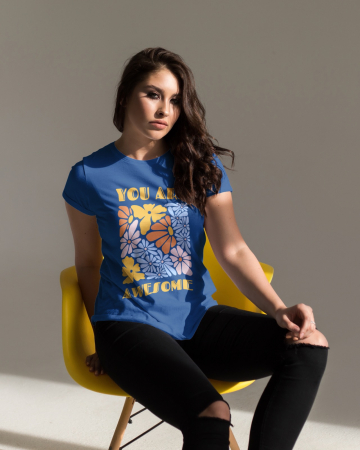 Colectia Flower Power - Tricou personalizat premium 100% bumbac