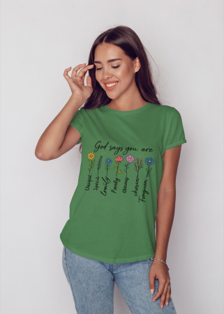 Colectia Flower Power - Tricou personalizat premium 100% bumbac
