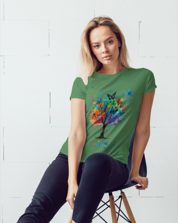 Pentru femei - Tricou personalizat premium 100% bumbac