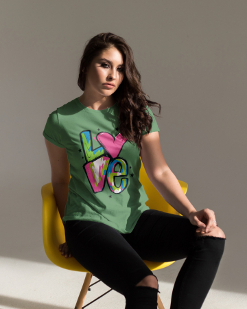 Colectia Flower Power - Tricou personalizat premium 100% bumbac