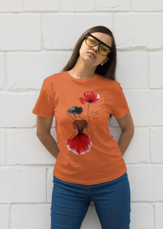 Pentru femei - Tricou personalizat premium 100% bumbac