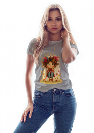 Colectia Flower Power - Tricou personalizat premium 100% bumbac