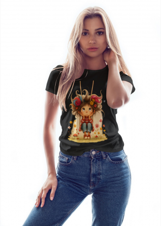 Colectia Flower Power - Tricou personalizat premium 100% bumbac