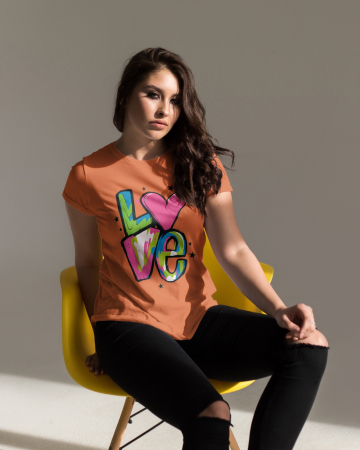 Colectia Flower Power - Tricou personalizat premium 100% bumbac