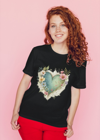 Colectia Flower Power - Tricou personalizat premium 100% bumbac