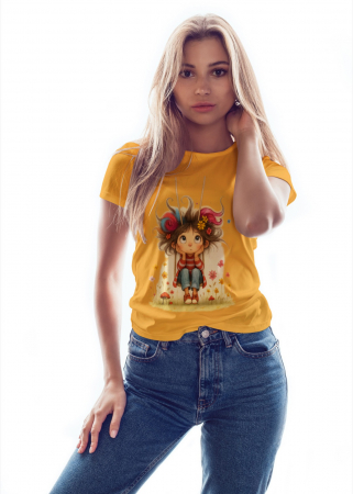 Colectia Flower Power - Tricou personalizat premium 100% bumbac