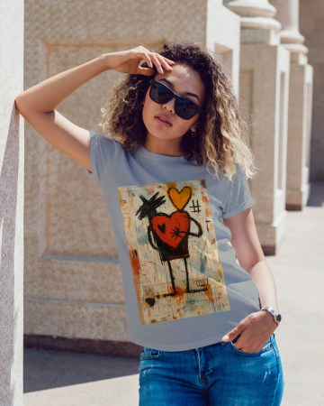 Colectia Flower Power - Tricou personalizat premium 100% bumbac