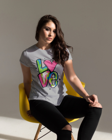 Colectia Flower Power - Tricou personalizat premium 100% bumbac