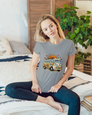 Colectia Flower Power - Tricou personalizat premium 100% bumbac