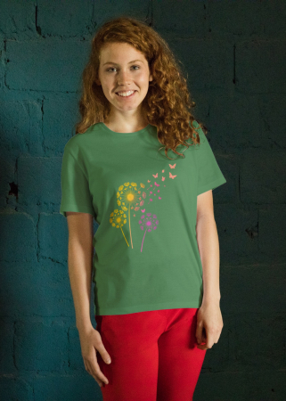 Colectia Flower Power - Tricou personalizat premium 100% bumbac