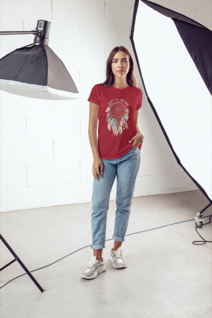 Pentru femei - Tricou personalizat premium 100% bumbac