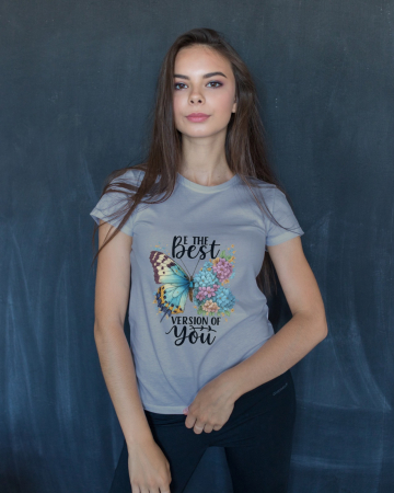 Colectia Flower Power - Tricou personalizat premium 100% bumbac