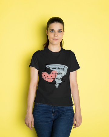 Colectia Flower Power - Tricou personalizat premium 100% bumbac