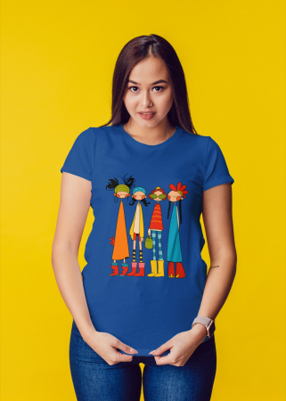 Colectia Flower Power - Tricou personalizat premium 100% bumbac