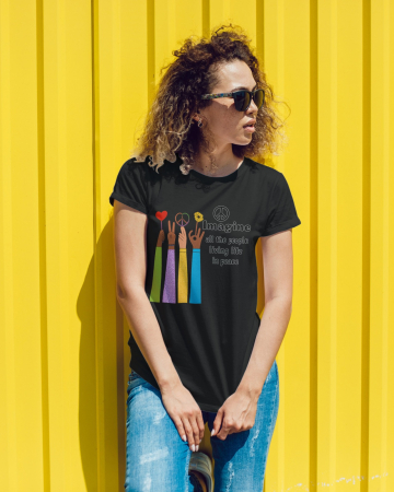 Colectia Flower Power - Tricou personalizat premium 100% bumbac