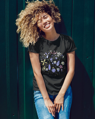 Colectia Flower Power - Tricou personalizat premium 100% bumbac