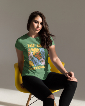 Pentru femei - Tricou personalizat premium 100% bumbac