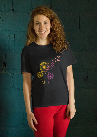 Colectia Flower Power - Tricou personalizat premium 100% bumbac