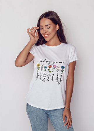 Colectia Flower Power - Tricou personalizat premium 100% bumbac