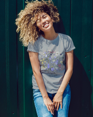 Colectia Flower Power - Tricou personalizat premium 100% bumbac