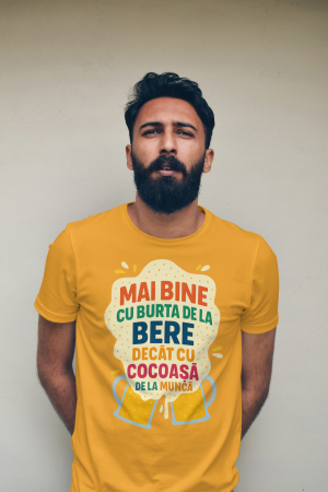 Colectia de bere - Tricou personalizat premium 100% bumbac