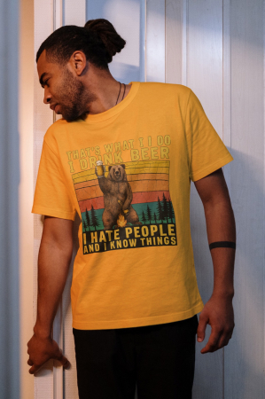 Pentru barbati - Tricou personalizat premium 100% bumbac