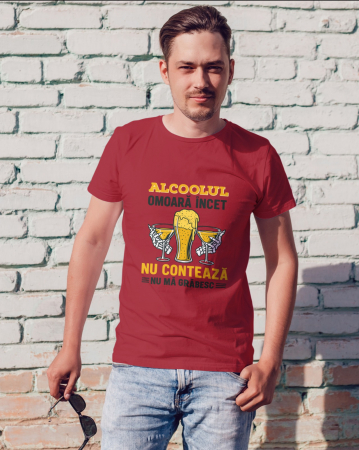 Pentru barbati - Tricou personalizat premium 100% bumbac