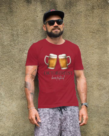 Pentru barbati - Tricou personalizat premium 100% bumbac