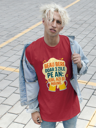 Pentru barbati - Tricou personalizat premium 100% bumbac