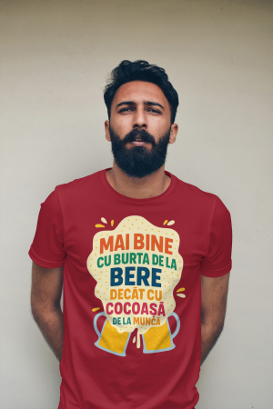 Pentru barbati - Tricou personalizat premium 100% bumbac