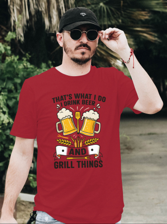 Pentru barbati - Tricou personalizat premium 100% bumbac