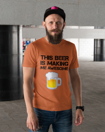 Pentru barbati - Tricou personalizat premium 100% bumbac