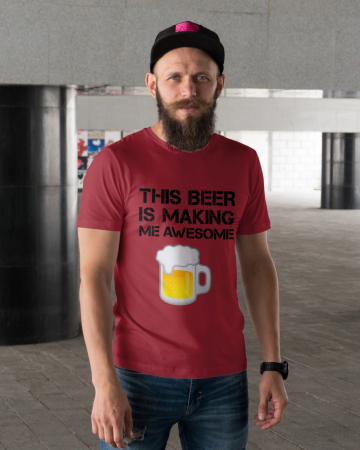 Pentru barbati - Tricou personalizat premium 100% bumbac