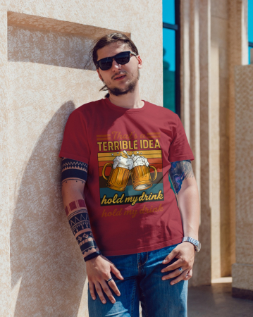 Pentru barbati - Tricou personalizat premium 100% bumbac