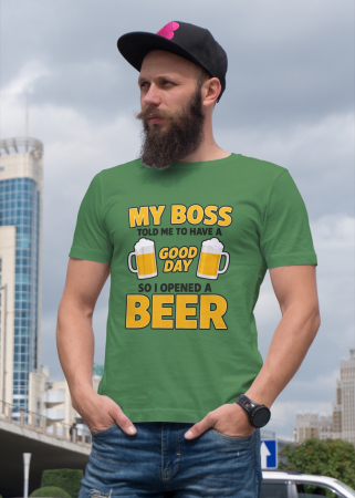 Pentru barbati - Tricou personalizat premium 100% bumbac