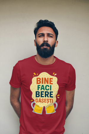 Pentru barbati - Tricou personalizat premium 100% bumbac