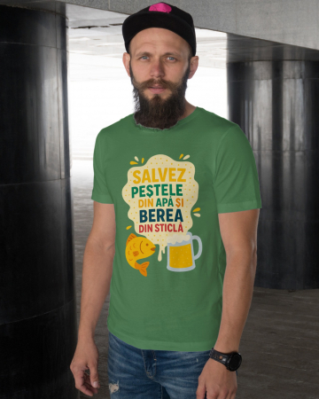 Pentru barbati - Tricou personalizat premium 100% bumbac