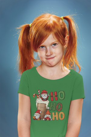 Colectia de Craciun - Tricou 100% bumbac unisex pentru copii Colectia Craciun – Modele pentru Baieti si Fete cu Grinch, Christmas si Personaje de Sarbatori