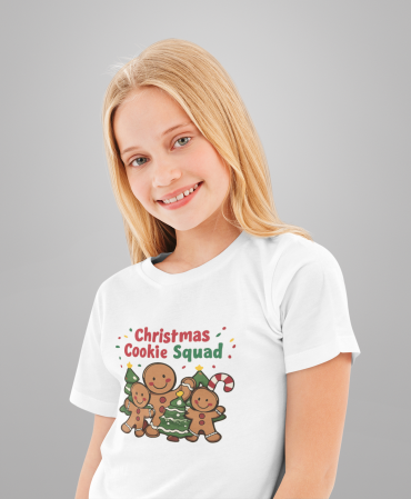 Colectia de Craciun - Tricou 100% bumbac unisex pentru copii Colectia Craciun – Modele pentru Baieti si Fete cu Grinch, Christmas si Personaje de Sarbatori
