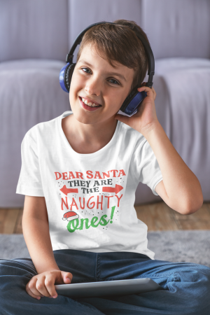 Colectia de Craciun - Tricou 100% bumbac unisex pentru copii Colectia Craciun – Modele pentru Baieti si Fete cu Grinch, Christmas si Personaje de Sarbatori