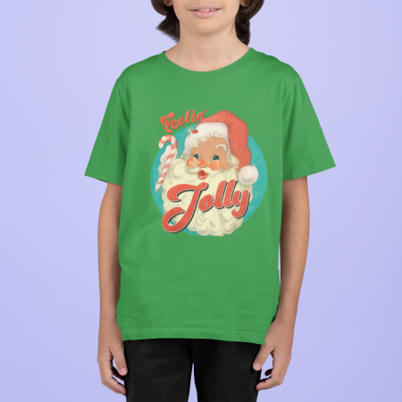 Colectia de Craciun - Tricou 100% bumbac unisex pentru copii Colectia Craciun – Modele pentru Baieti si Fete cu Grinch, Christmas si Personaje de Sarbatori